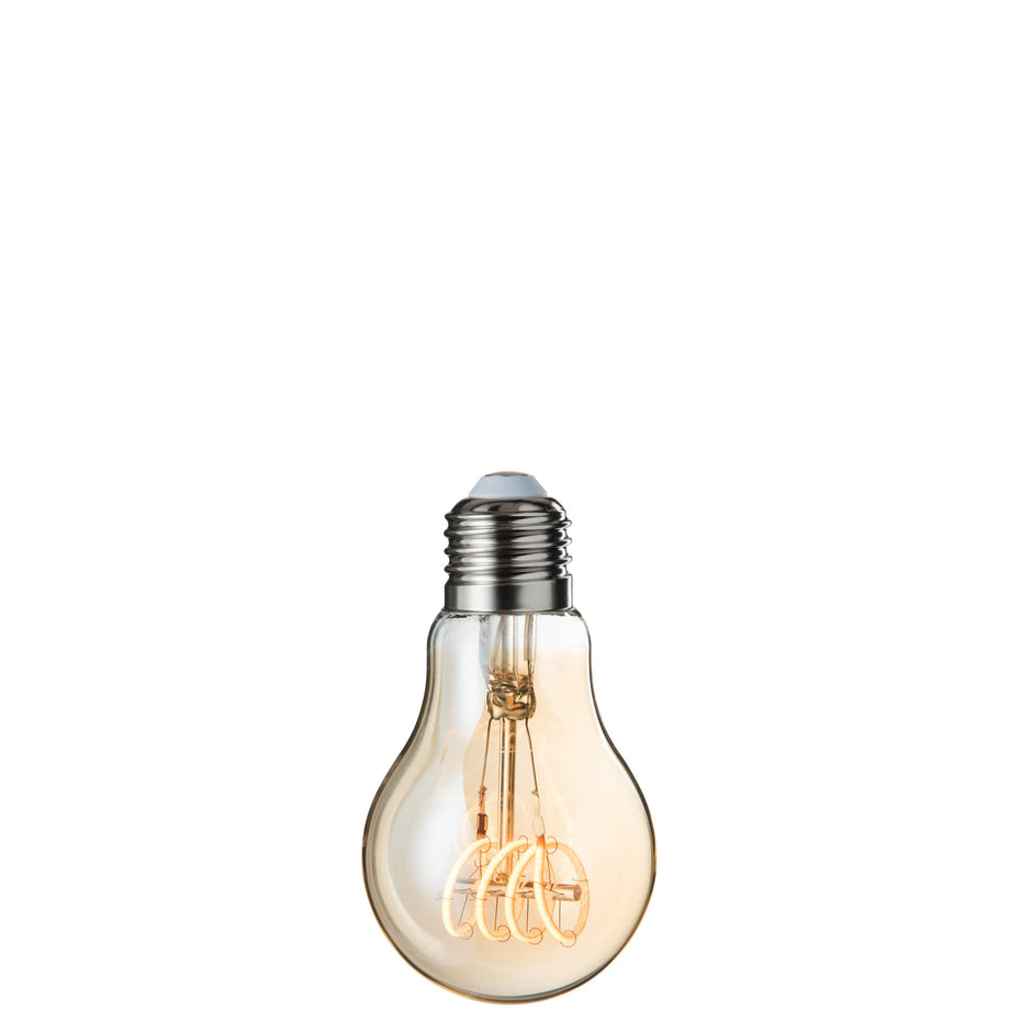 LED-Lampe A19 Amber 4 Schleifen E27