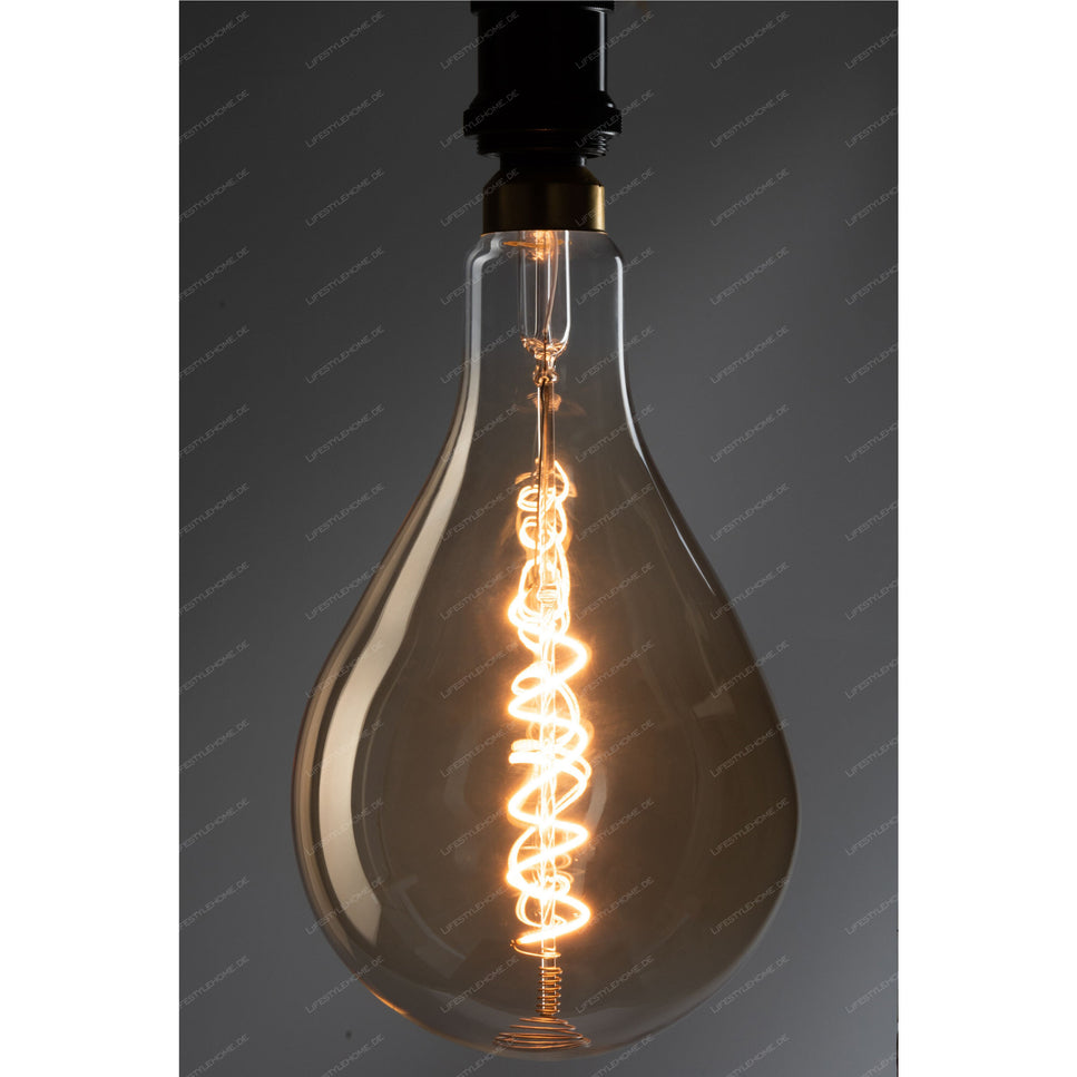 LED-Lampe Amber PS52 Spirale E27