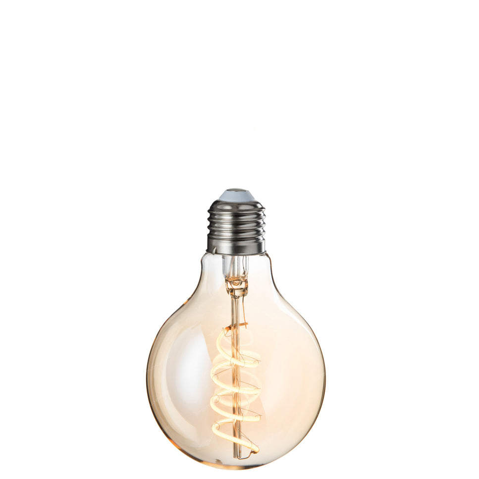 LED-Lampe G80 Amber Spirale E27