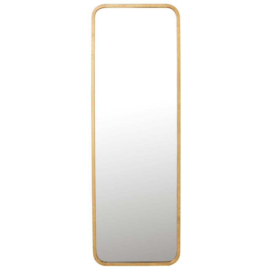 Mona rechteckiger Wandspiegel, Eisen/Glas, Gold
