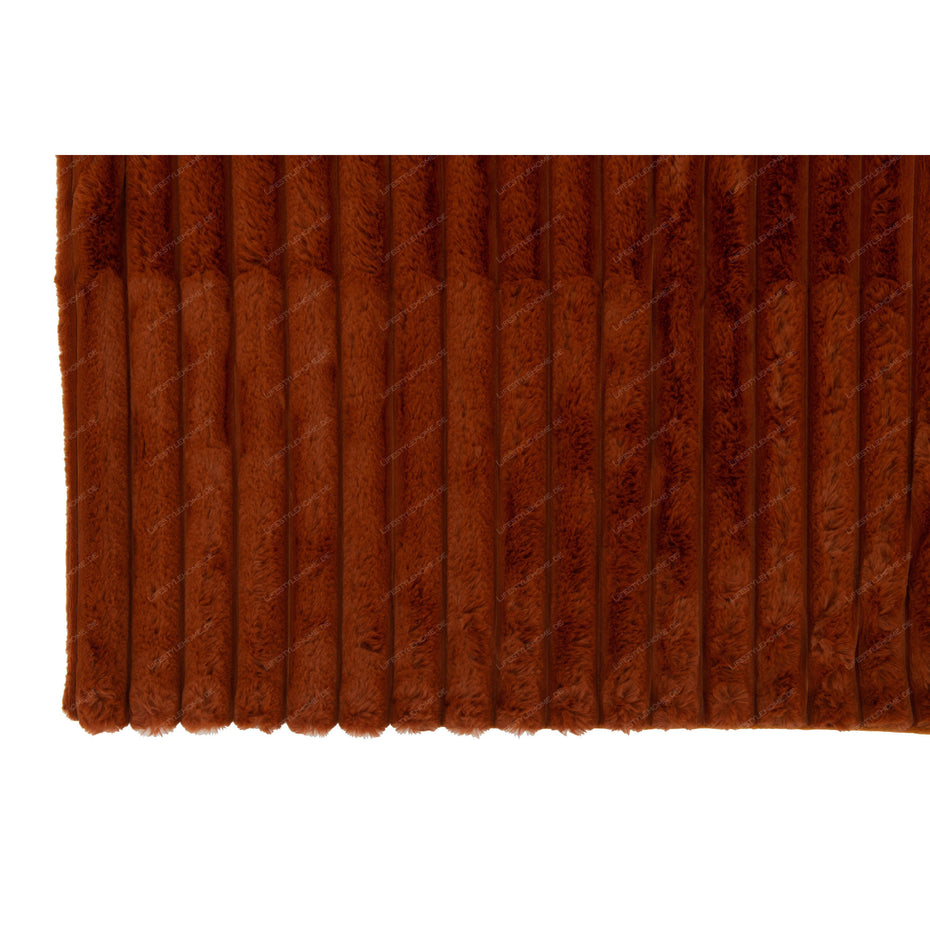 Decke Corduroy aus Polyester, rost