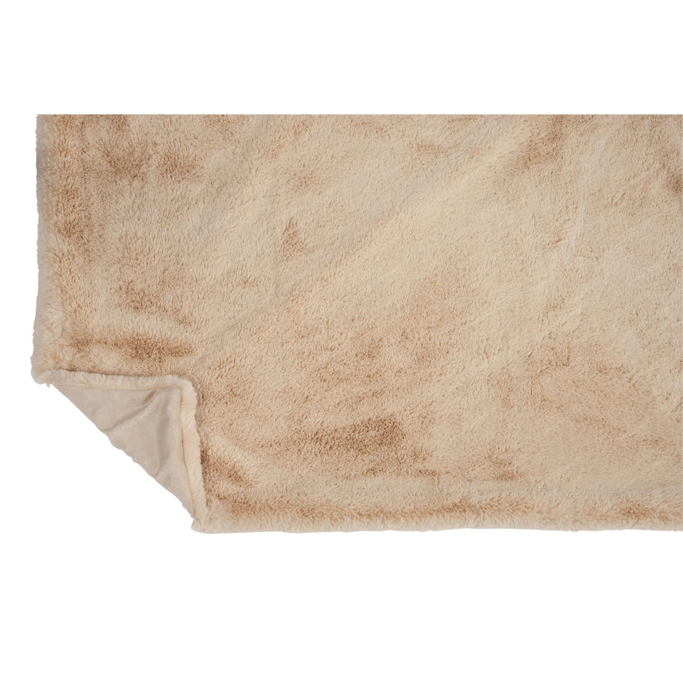 Decke Cutie aus Polyester, Beige