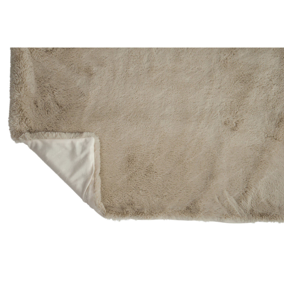 Decke Cutie aus Polyester, Beige