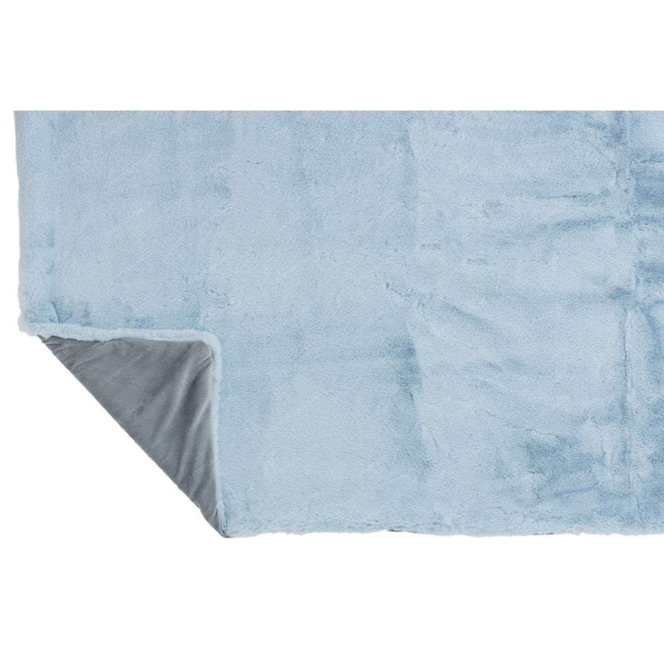 Decke Cutie aus Polyester, Hellblau