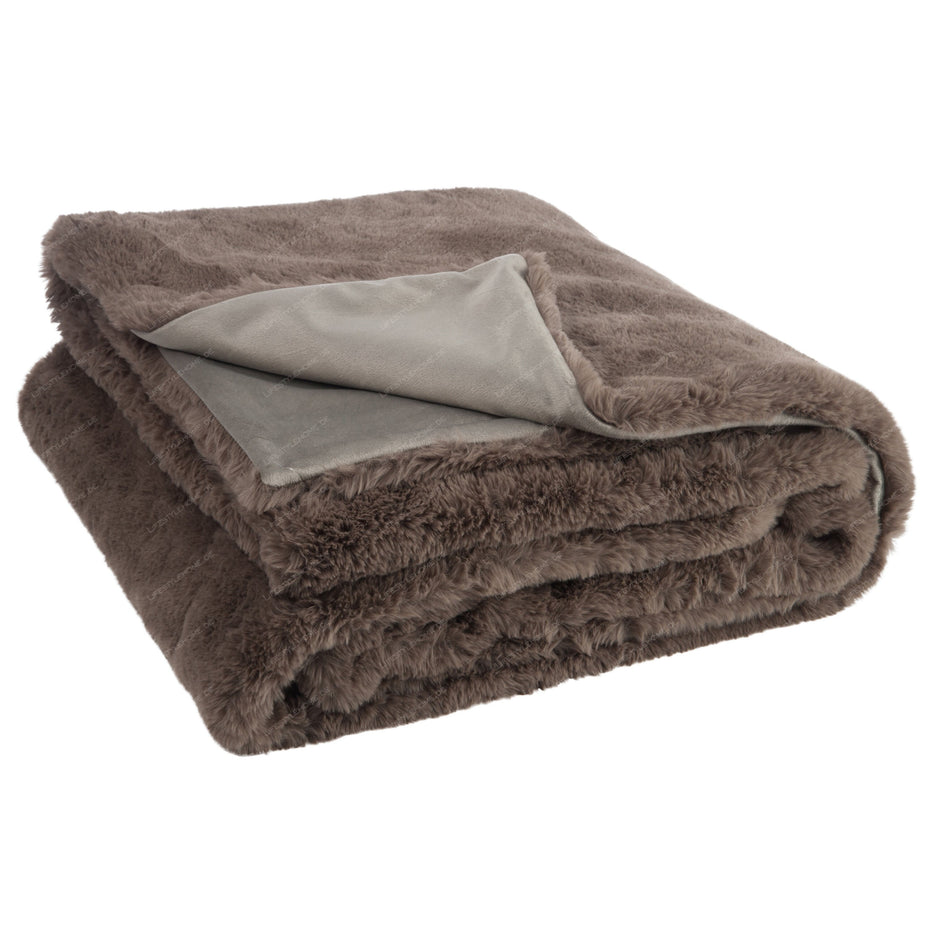 Decke Cutie aus Polyester, Taupe