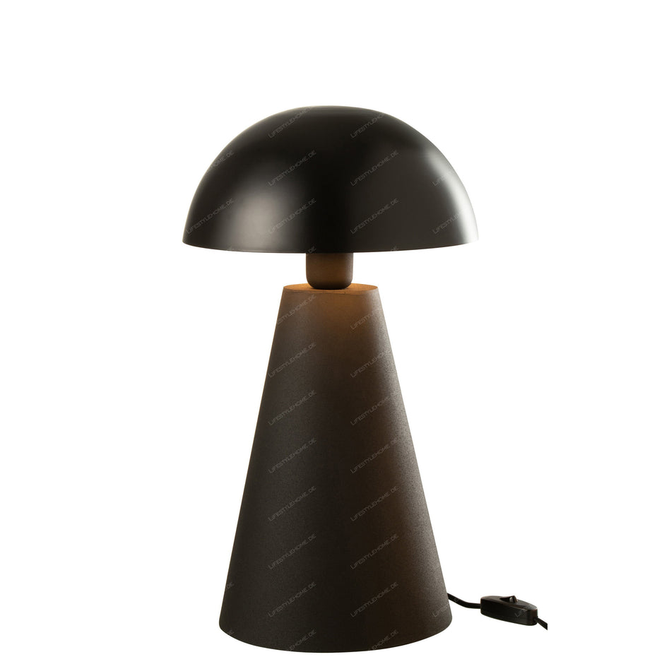 TISCHLAMPE MUSHROOM EISEN WEISS/GOLD KLEIN