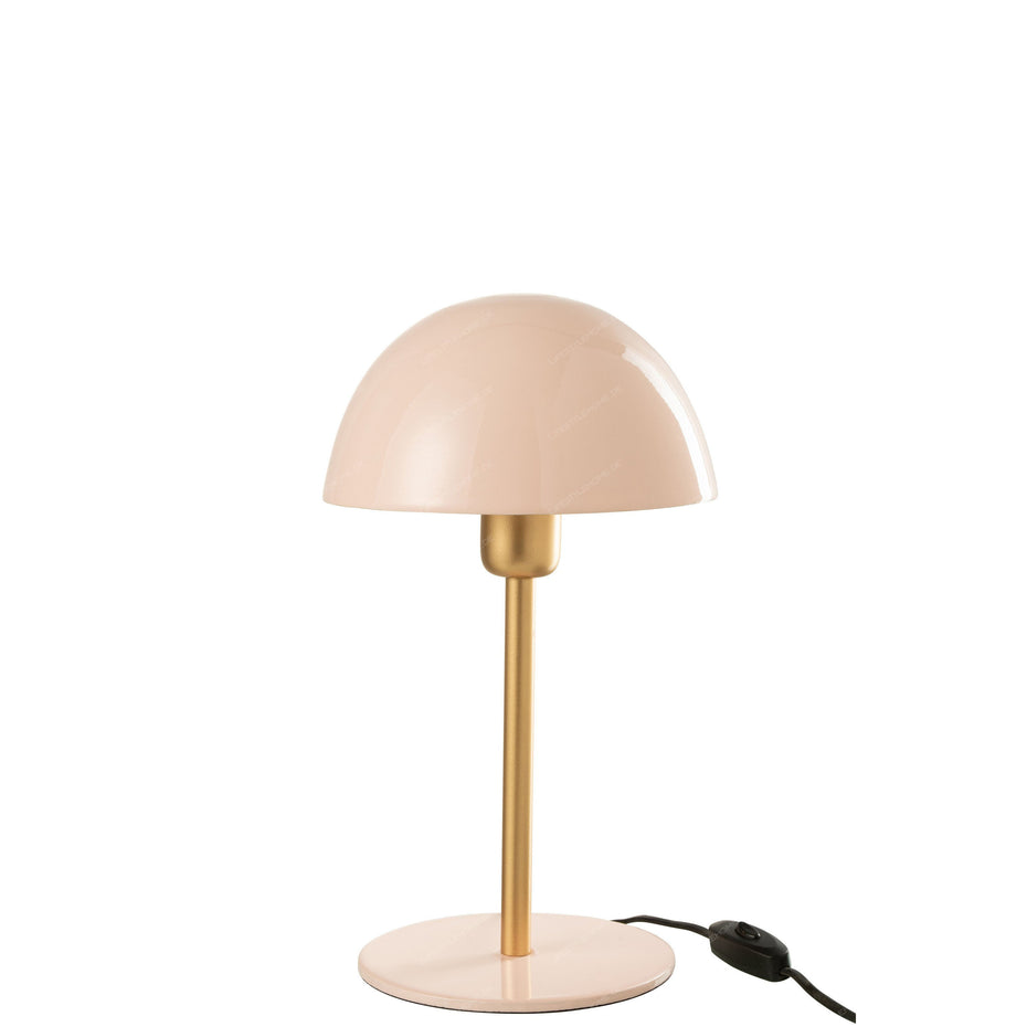 TISCHLAMPE PILZ METALL PINK/GOLD