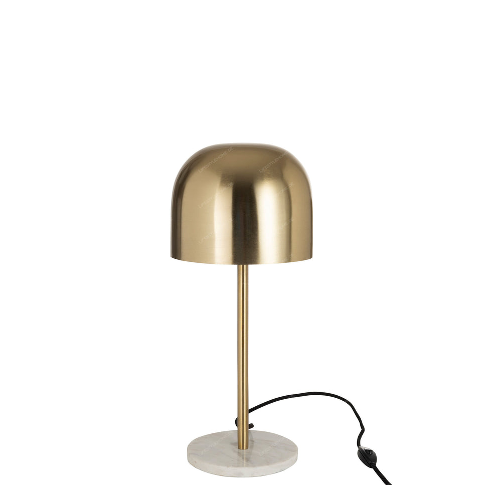 TISCHLAMPE QUEEN METALL MESSING GOLD