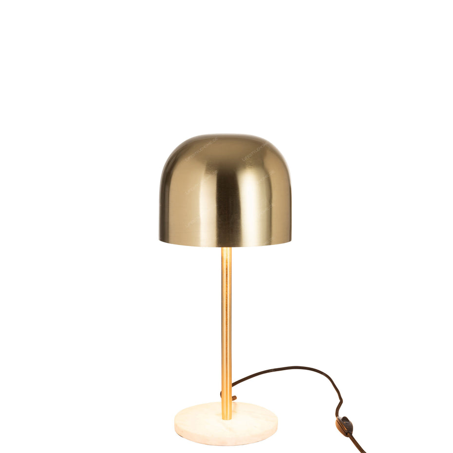 TISCHLAMPE QUEEN METALL MESSING GOLD